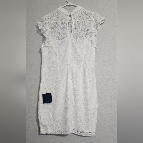 Lulu's White Lace Mini Dress - Picture 2 of 2